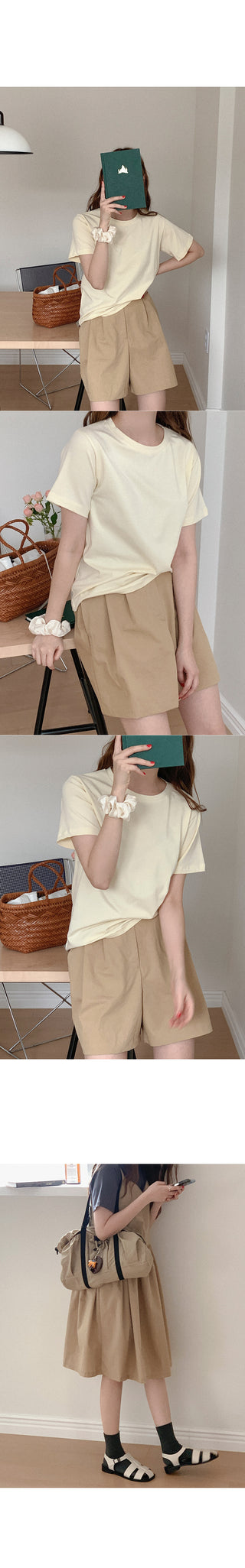 Simple everyday short-sleeved T-shirt