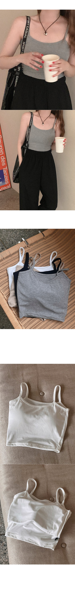 Crop Bra Cap Sleeveless