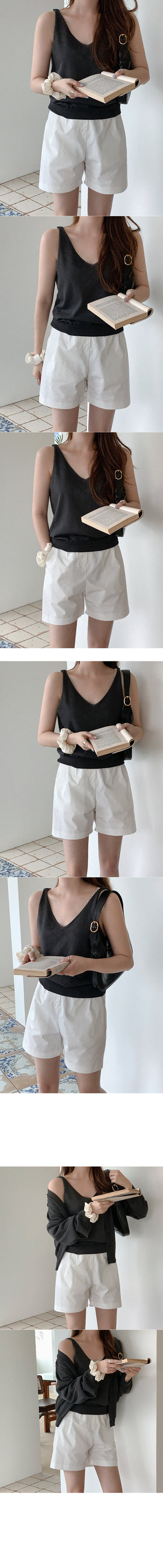 Linen knit camisole