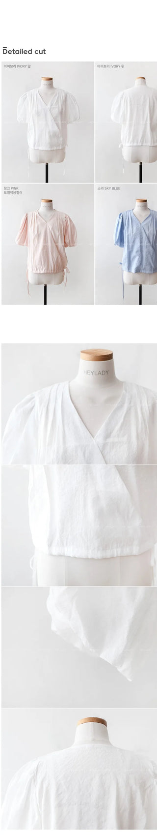 Pleated blouse