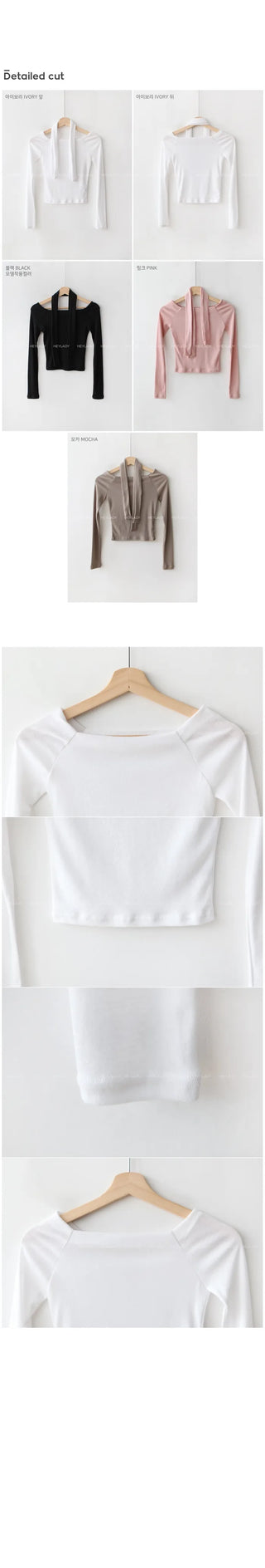 Marihen Scarf Long-Sleeve T-Shirt
