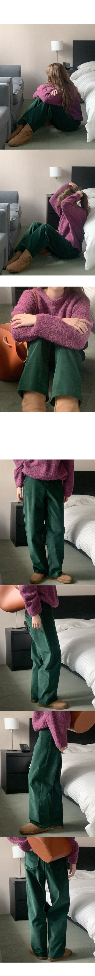 Bouclé wool knit