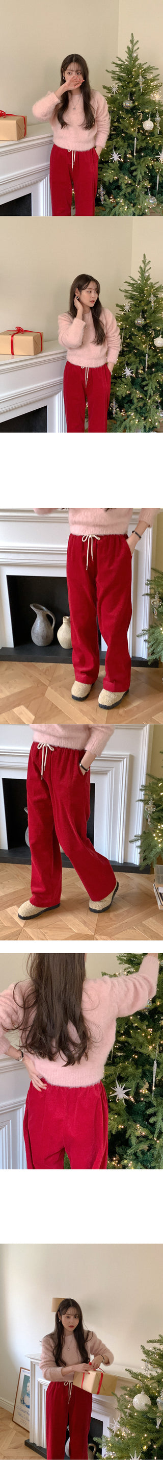 Fluffy wool knit