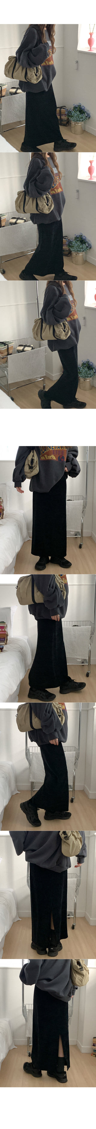 [Fleece-lined] Oversized Printed Sweatshirt