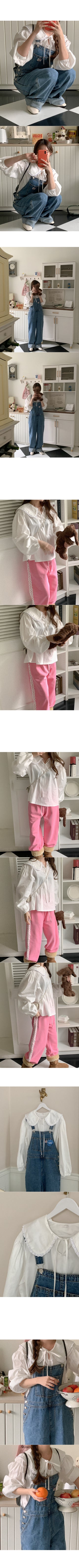 Ribbon lace blouse