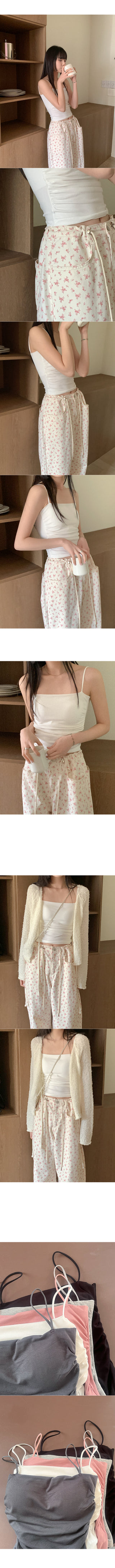 Shirred camisole