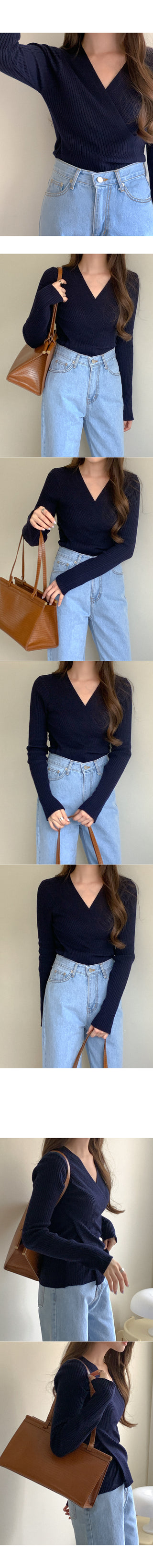 Rib Wrap Knit