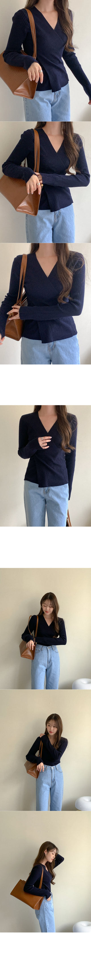 Rib Wrap Knit