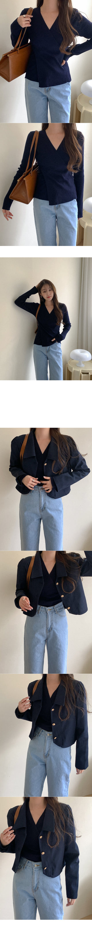 Rib Wrap Knit