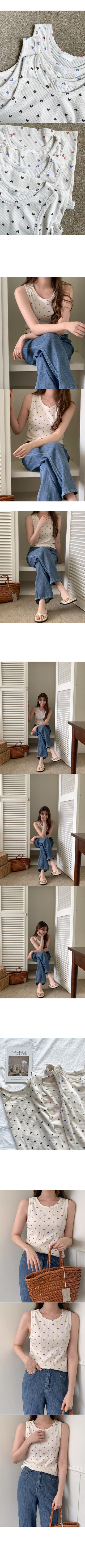 Cotton Heart Sleeveless