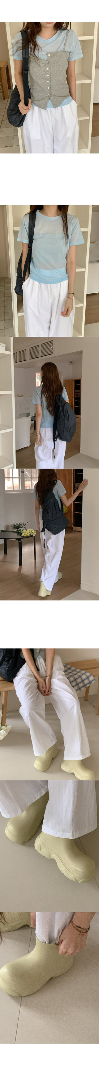 Button sleeveless