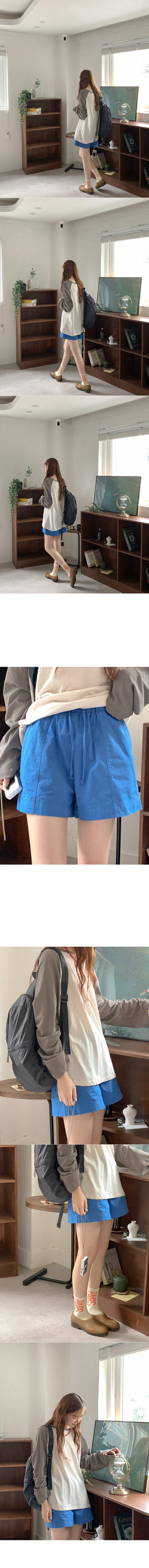 Cotton raglan oversized T-shirt