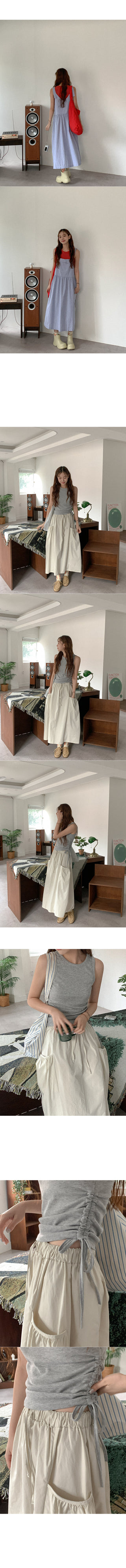 Sleeveless top with shirred bra cups