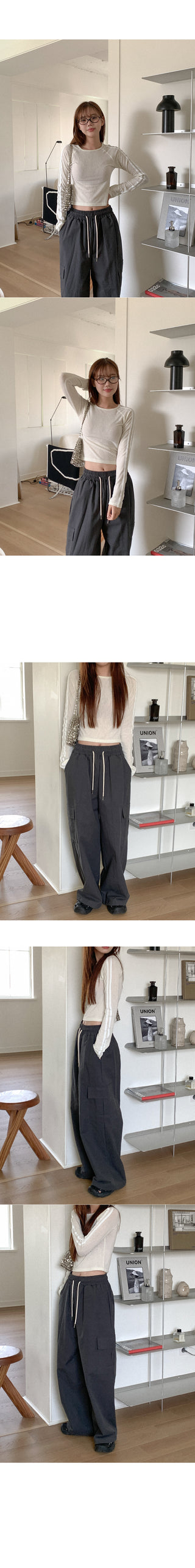 Line Cropped T-shirt