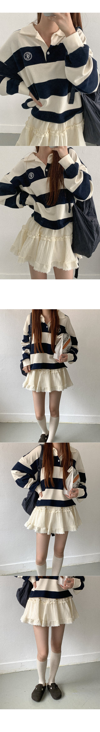 Striped sweatshirt