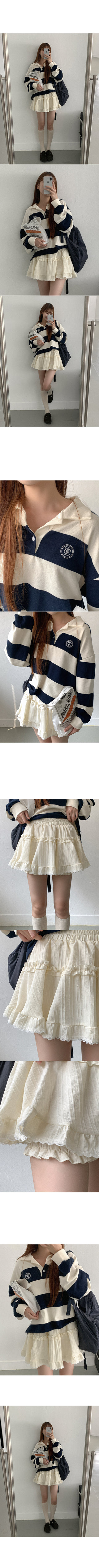 Striped sweatshirt