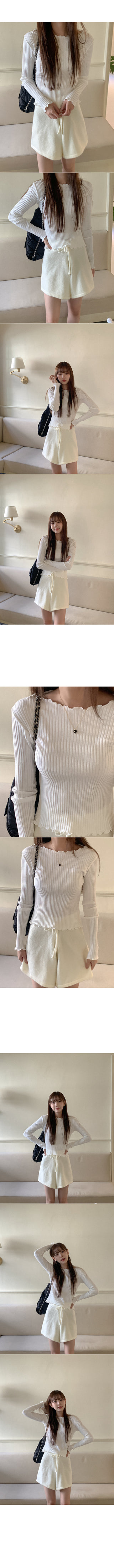 Rib-Wave Long-Sleeve T-Shirt