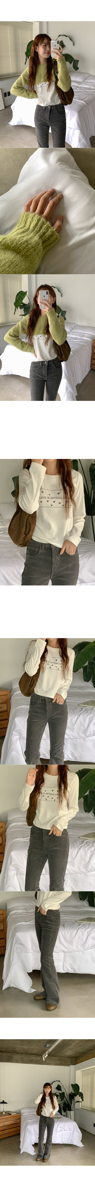 Wool eyelet bolero knit