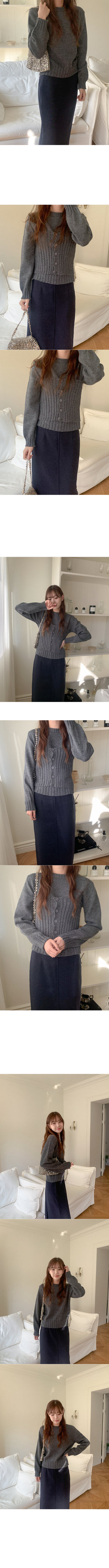 [SET] Neck Warmer & Knit Set