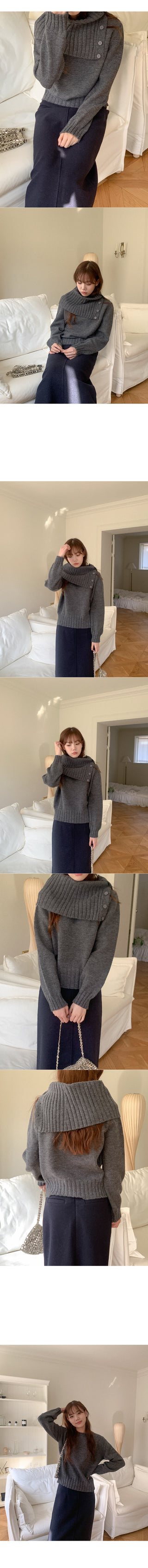 [SET] Neck Warmer & Knit Set