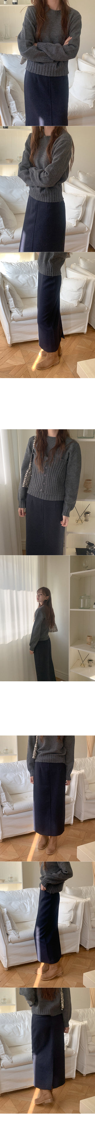 [SET] Neck Warmer & Knit Set