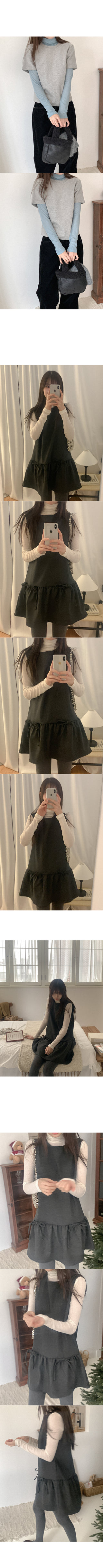Wool Tencel Turtleneck T-shirt