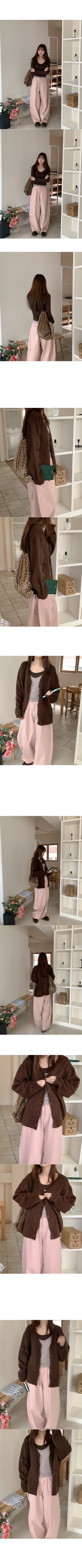 Fleece-lined layered set