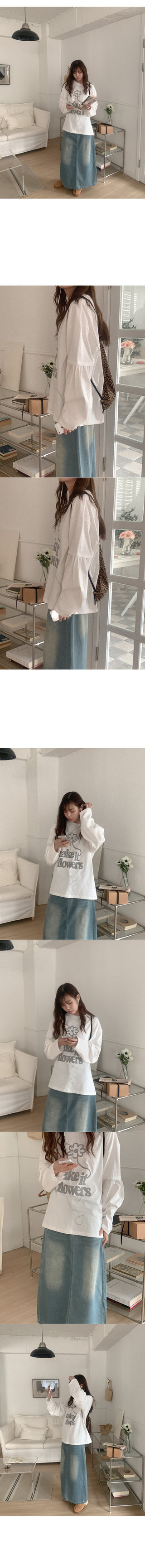 Cotton Layered Oversized T-Shirt