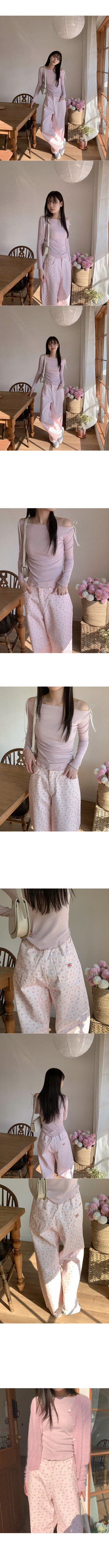 Ribbon off-shoulder