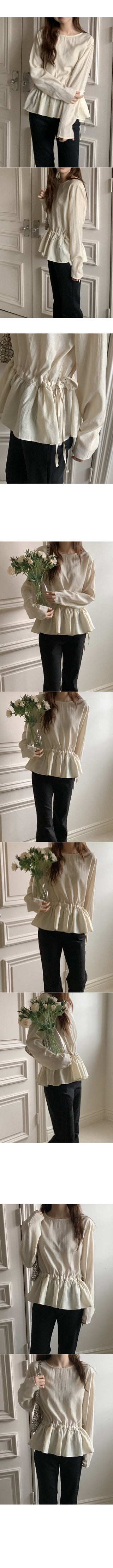 String Ribbon Blouse