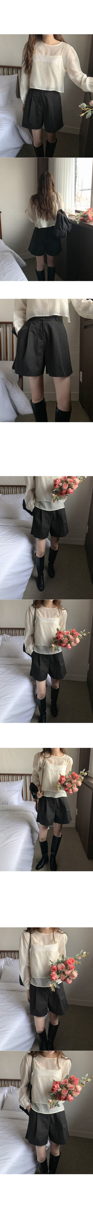 Bustier blouse set