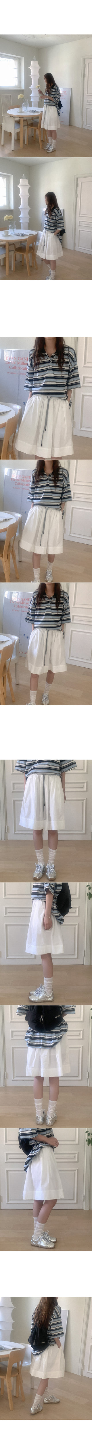 Striped polo shirt