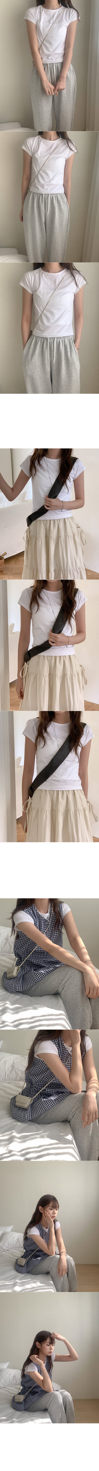 (9 colors!) Modal color short-sleeved T-shirt
