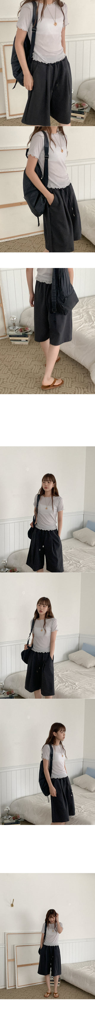 Flower Shirring Sleeveless