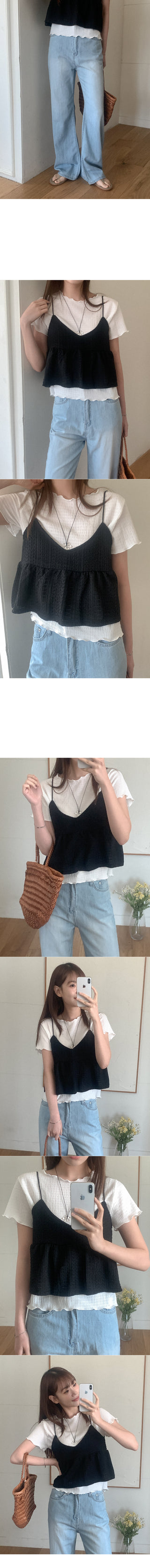 Wrinkle Wave Short-Sleeve T-Shirt