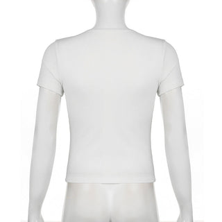 flower stitch knitted top