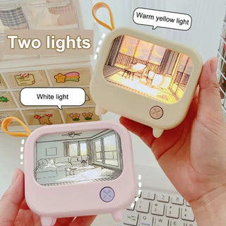 TV Painting Night Light