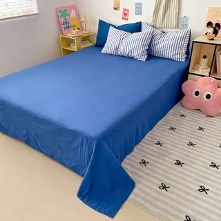 Blue Striped Bedding Set