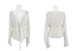 Sugar Angora Strap Cardigan