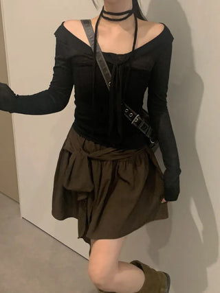 Mary Strap Knit Tube Top