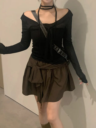 Mary Strap Knit Tube Top