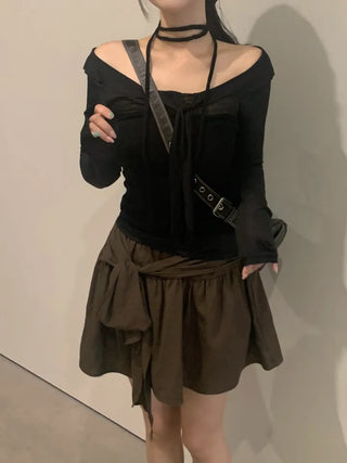 Mary Strap Knit Tube Top