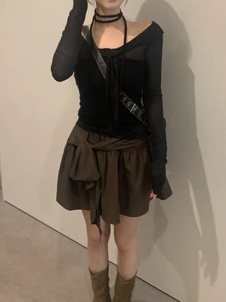 Mary Strap Knit Tube Top