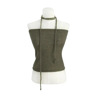 Mary Strap Knit Tube Top