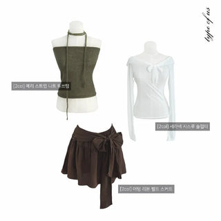 Mary Strap Knit Tube Top