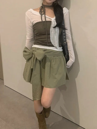 Mary Strap Knit Tube Top