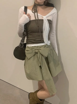 Mary Strap Knit Tube Top