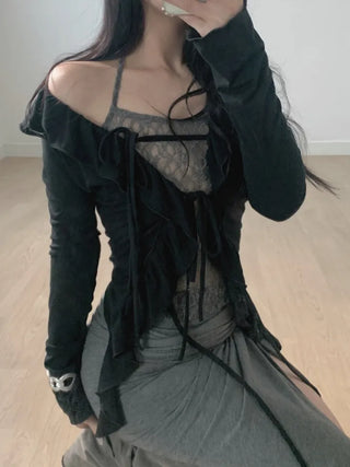 Share lace halter nasi