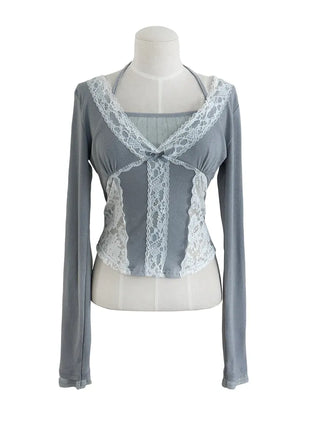 Lumi Lace Layered Gulim Long Sleeve T-shirt