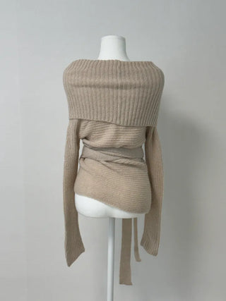 Faye Lace Top & Shawl Cardigan Set